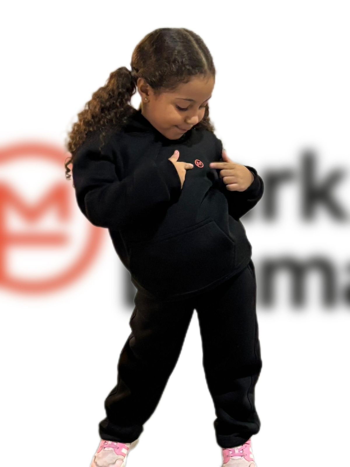 Cozy Kids Hoodie & Sweatpant Set - Black