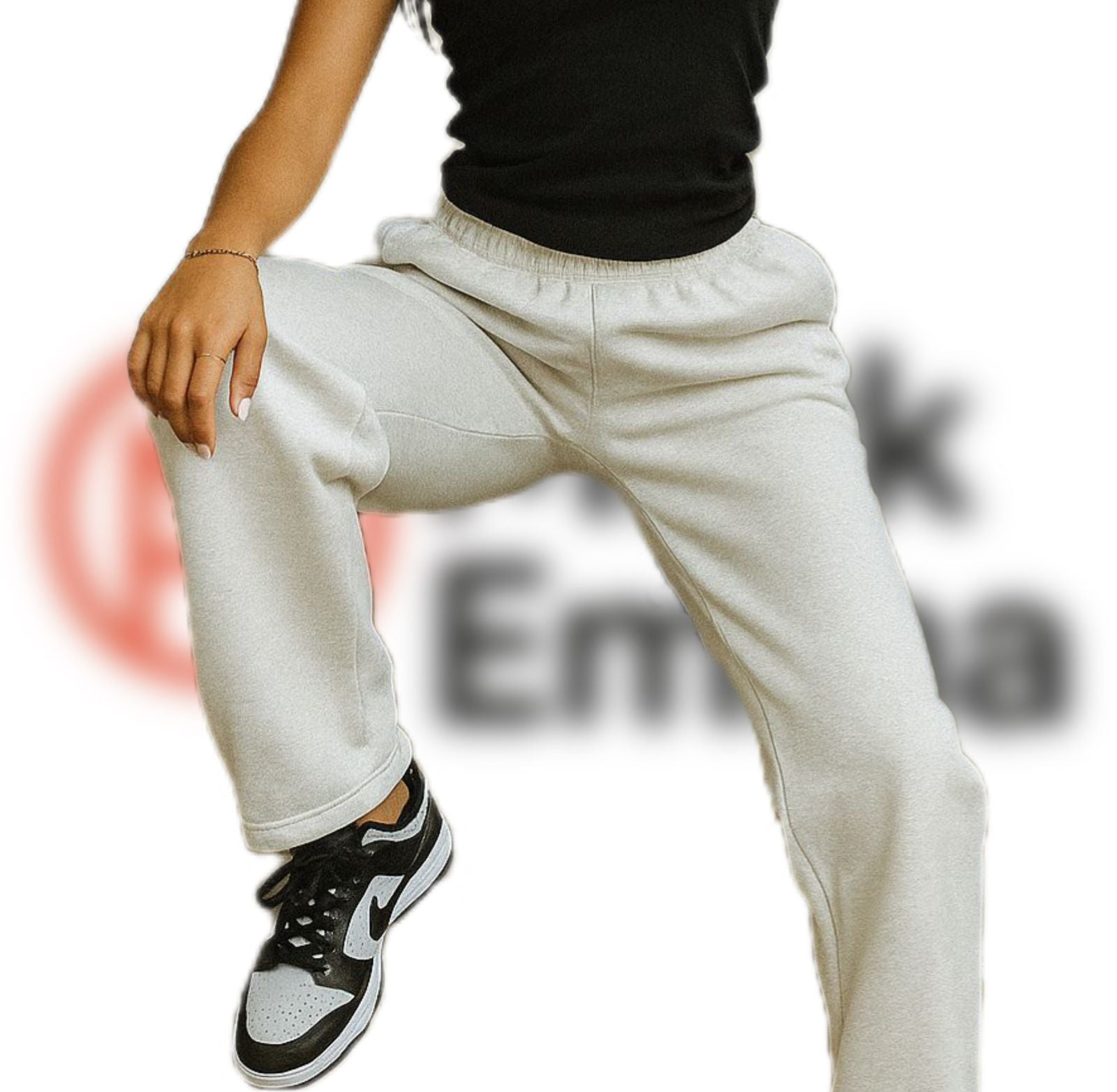 Essential Wide-Leg Sweatpant – Grey