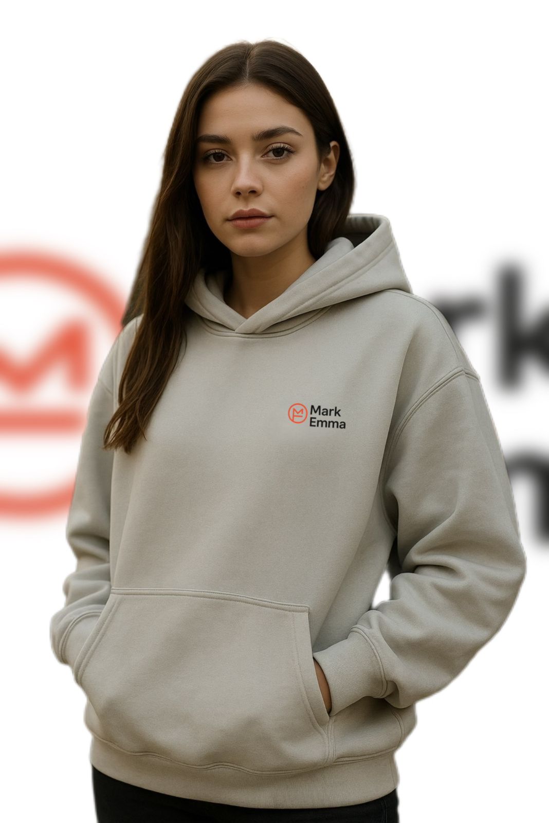 Oversized Hoodie – Gray